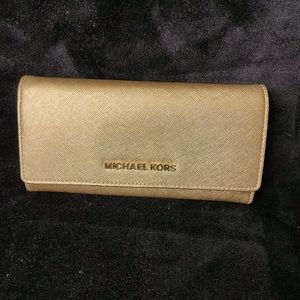 Gold Michael Kors Wallet